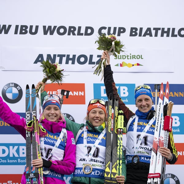 27.01.2019 - Laura Dahlmeier gewinnt Massenstart in Antholz
