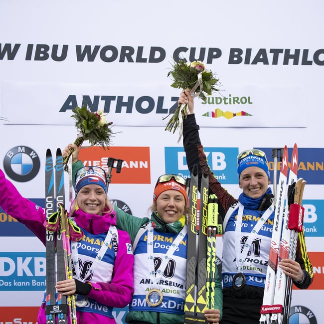 27.01.2019 - Laura Dahlmeier vince la partenza in massa ad Anterselva