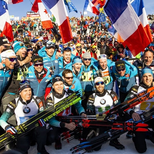 22.02.2020 - French triumph at the relay