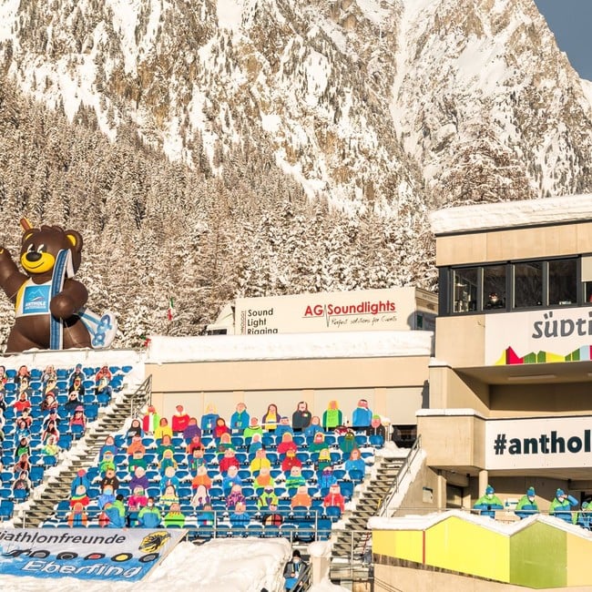 29.12.2021 - Biathlon Weltcup in Antholz erneut ohne Zuschauer