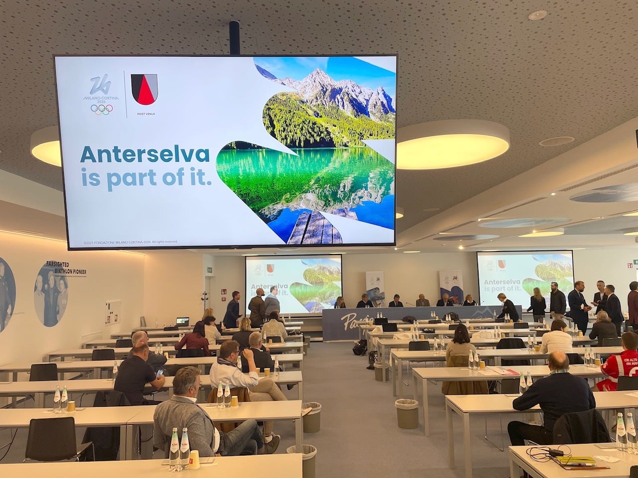 10.05.2022 - Ad Anterselva si è aperto il Roadshow delle Olimpiadi di Milano Cortina 2026