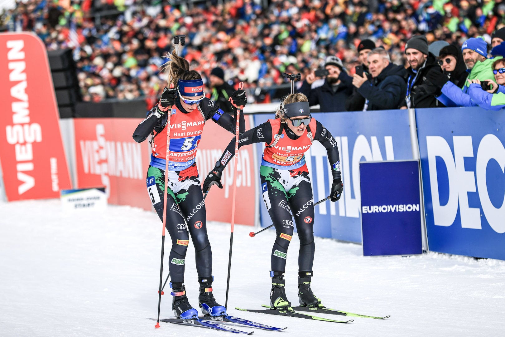 22.01.2023 - Le francesi trionfano nella staffetta femminile