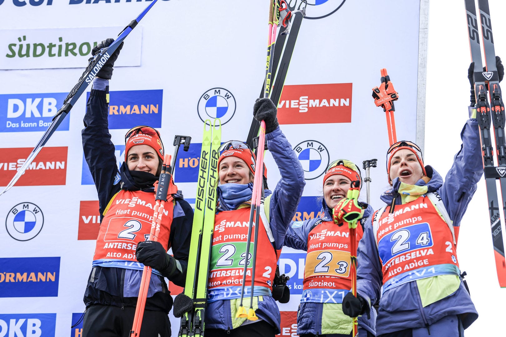 22.01.2023 - The French women finish strong in the relay