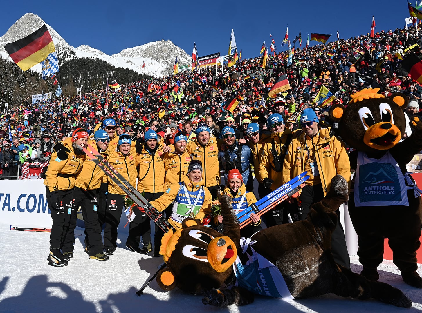 20.01.2024 - Antholz trembles: Germany dominates the single mixed relay
