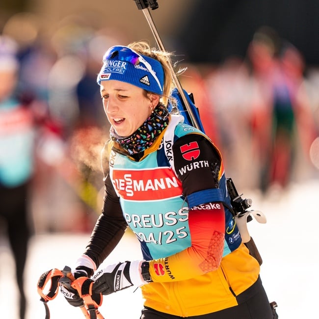 22.01.2025 - Antholz gripped by biathlon fever as Olympics dress rehearsal gets under way