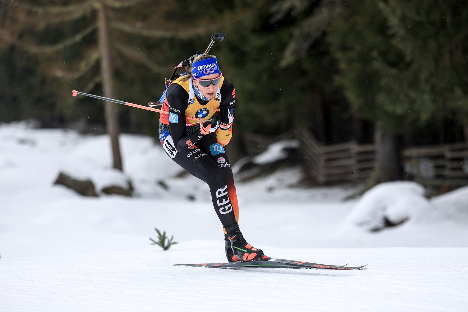 23.01.2025 - Jeanmonnot rejoices after winning on opening day in Antholz