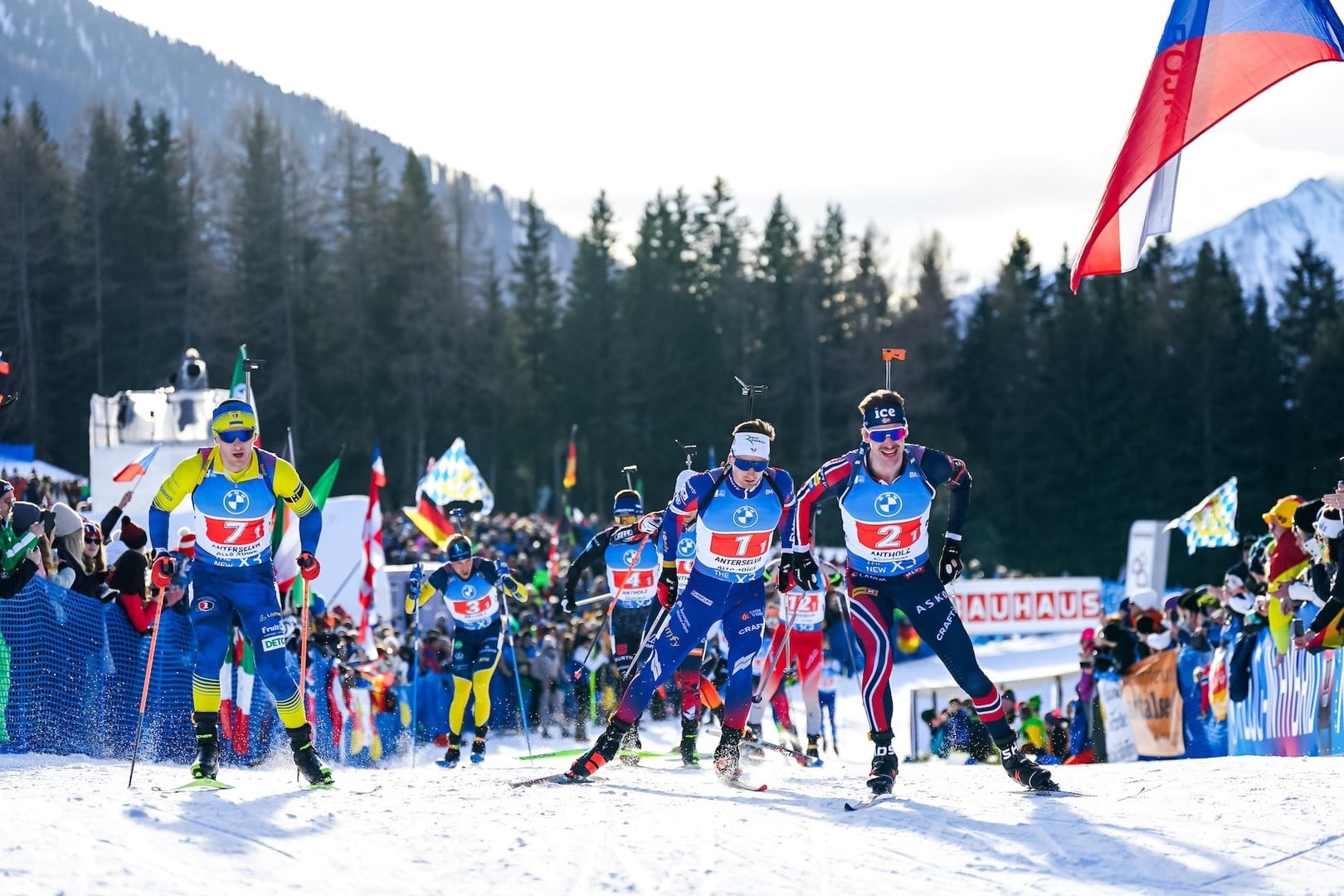 25.01.2025 - I francesi trionfano nella staffetta maschile